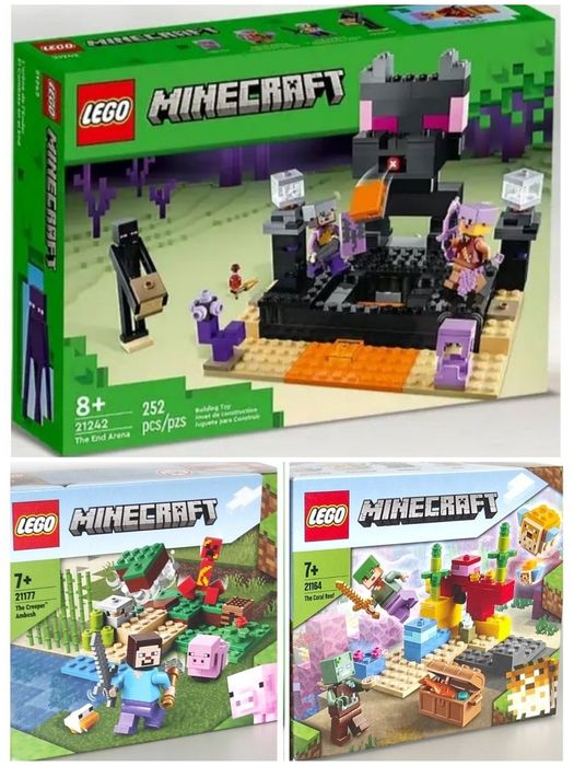РІДКІСНІ НОВІ Лего Майнкрафт / LEGO Minecraft 8 наборів
