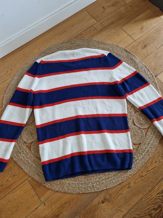 Tom Tailor XXL bawelniany sweter sweterek pasy bawelna