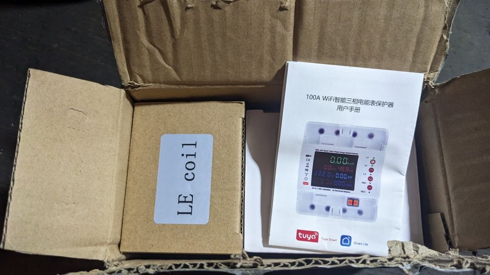 Лічильник енергії реле напруги EARU Tuya WiFi трифазний