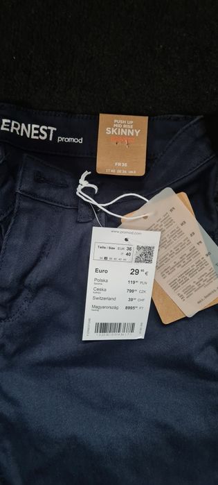 Spodnie damskie nowe Promod roz.  36