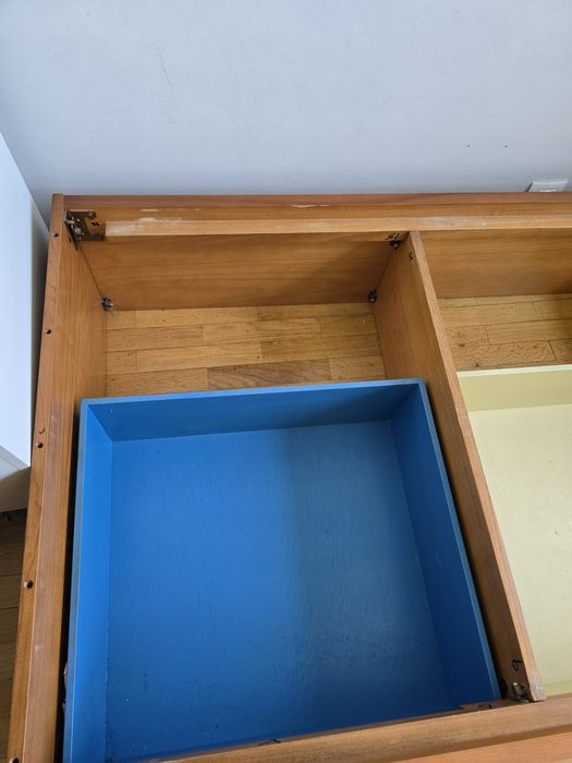 Cama + escritório Quarto menino/ jovem Madeira maciva