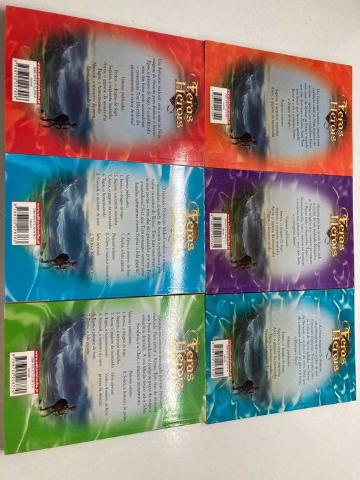 6 Livros - Feras & Heróis (ctt registado incluido)