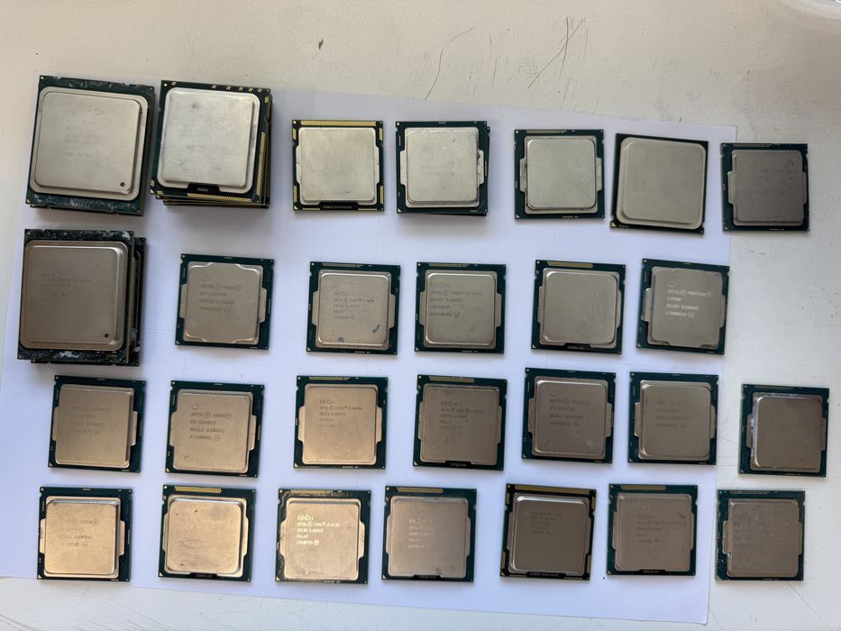 Процесори intel + xeon ( 36шт лот )