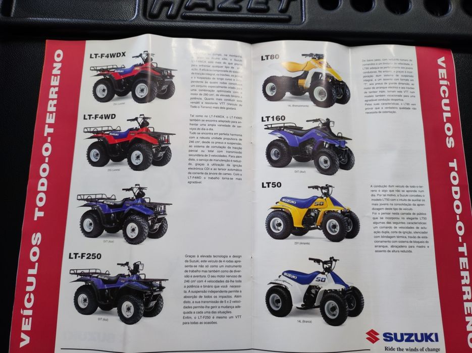 Catálogo Suzuki Motos 1995