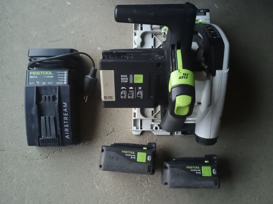 Zagłębiarka akumulatorowa Festool TSC 55 KEB 2x Aku 5,2 ah bluetooth+ SCA 8