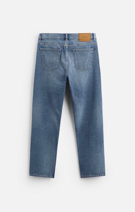 Джинси прямі сині чоловічі базові Regular Straight Leg Zara
