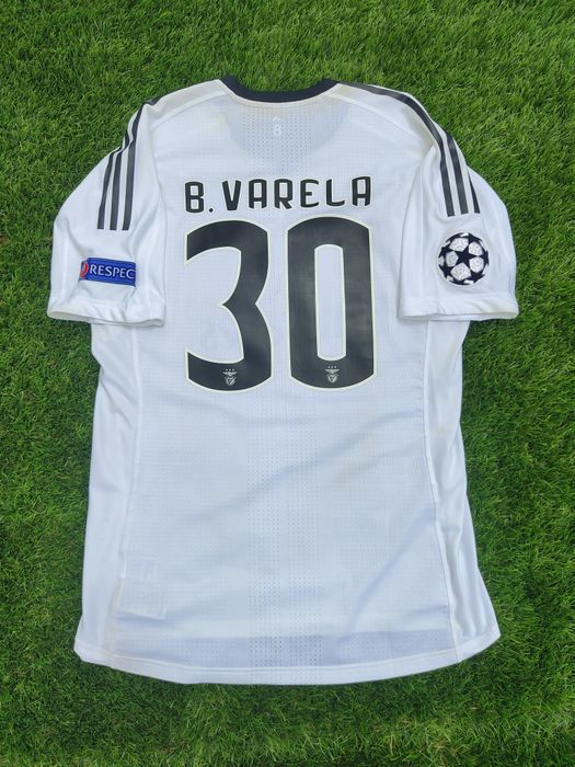 Matchworn Shirt Benfica Varela