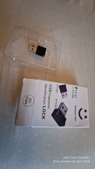 Módulo segurança biométrica