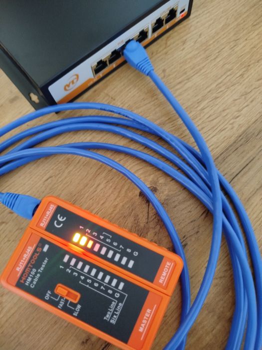 Тестер витой пары, rj45 , интернет кабеля