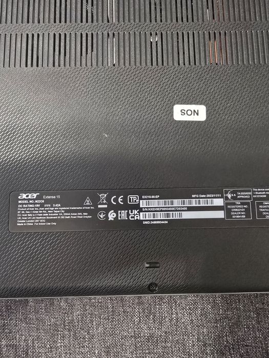 Laptop acer Extensa 15 EX215-55/ i5 12gen/ 8GB RAM/ 512GB ssd