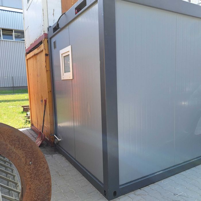 Kontener sanitarny 6x2,5m socjalny toalety prysznice
