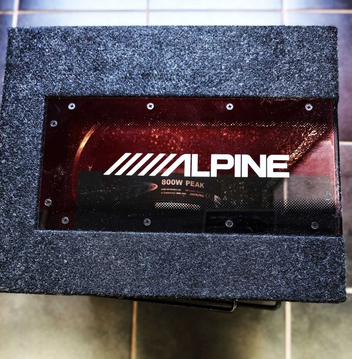 Subowoofer alpine sbg 1244 br jak nowy