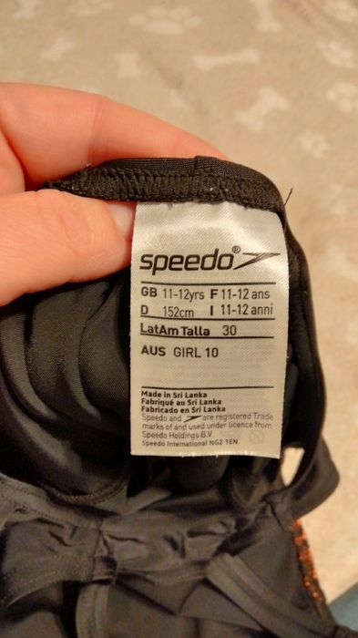 Strój kąpielowy jednoczęściowy Speedo r. 152, jak nowy