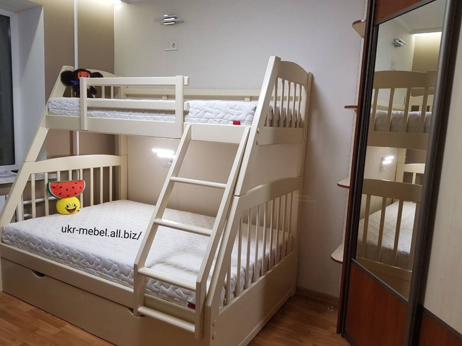 Ліжко двоярусне,виробник ,двухъярусная деревянная кровать Каспер