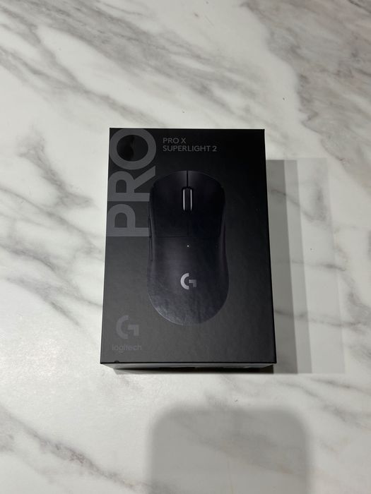 Logitech G Pro X Superlight 2 60g Lightspeed Czarna Nowa