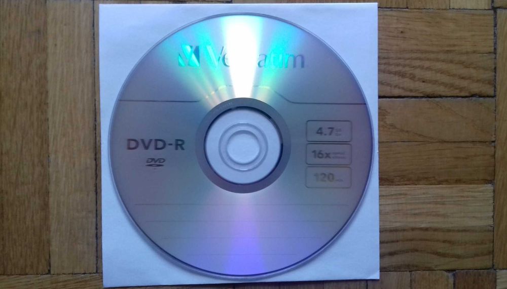 DVD-R Verbatim / koperta  / dostępne 30szt.