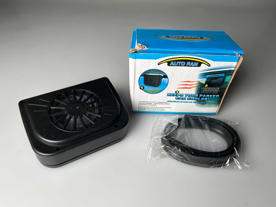 Ventilador solar para arrefecimento do carro