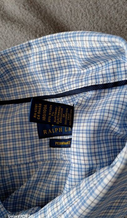 Męska piękna koszula Ralph Lauren.