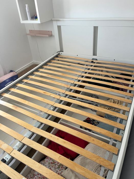 Cama IKEA SONGESAND 140x200 cm + arrumação + estrado