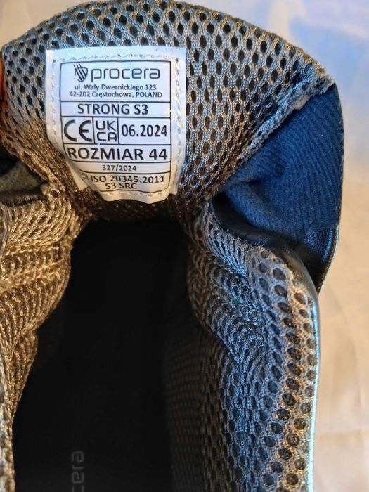 Buty robocze 44 29,5cm Procera Strong S3