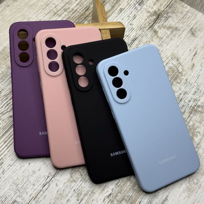 Чехол Silicone Cover на Samsung A16/ A35/ A15 и др. Микрофибра. Чохол