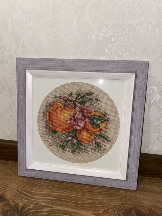 Вишита картина картина вишита хрестиком апельсини