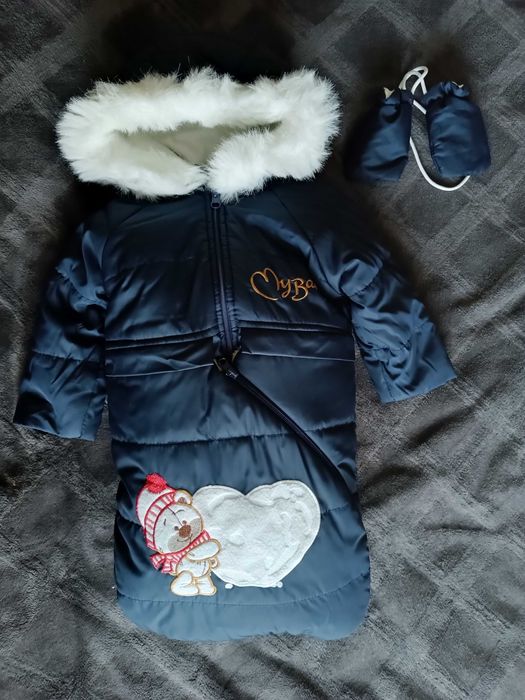 Комбинезон-конверт зима 0+