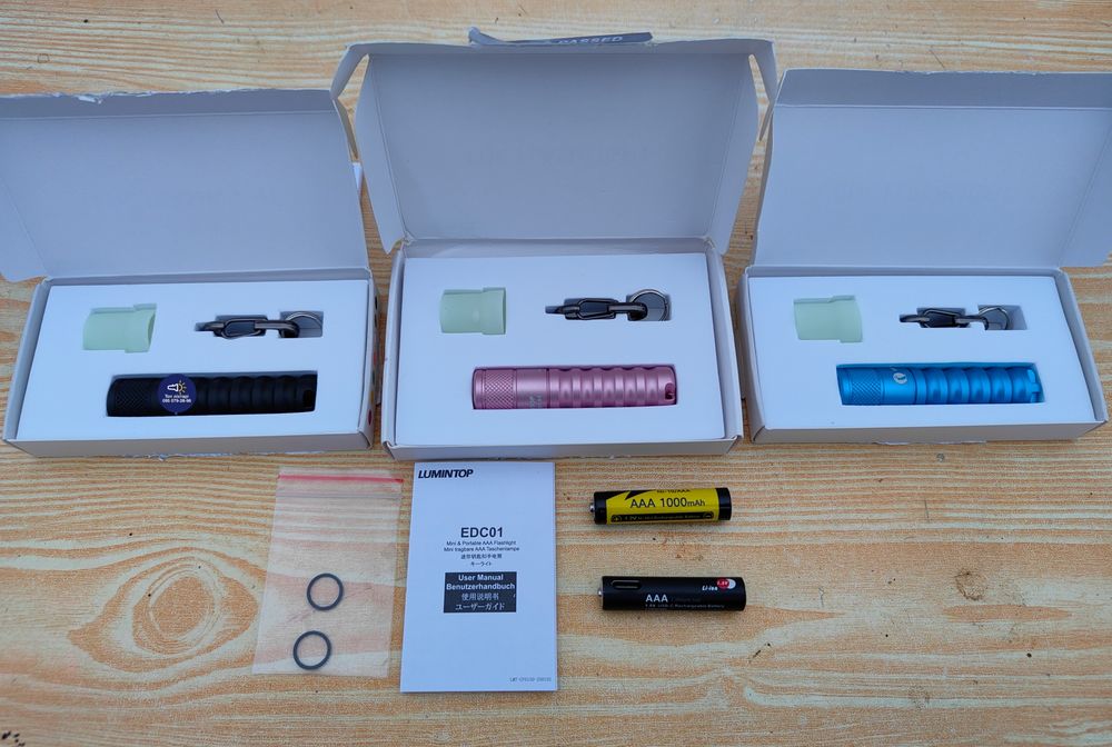 Ліхтар Lumintop EDC01 AAA 110LM 37M IPX8 наключник