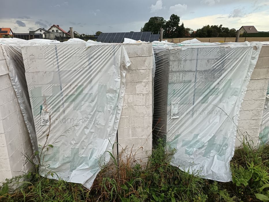 Suporex pustaki h+h  połowki kl.600 nowe 15 palet