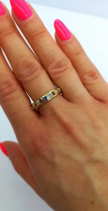 Złoty różaniec, cyrkonie, p.585, r.20