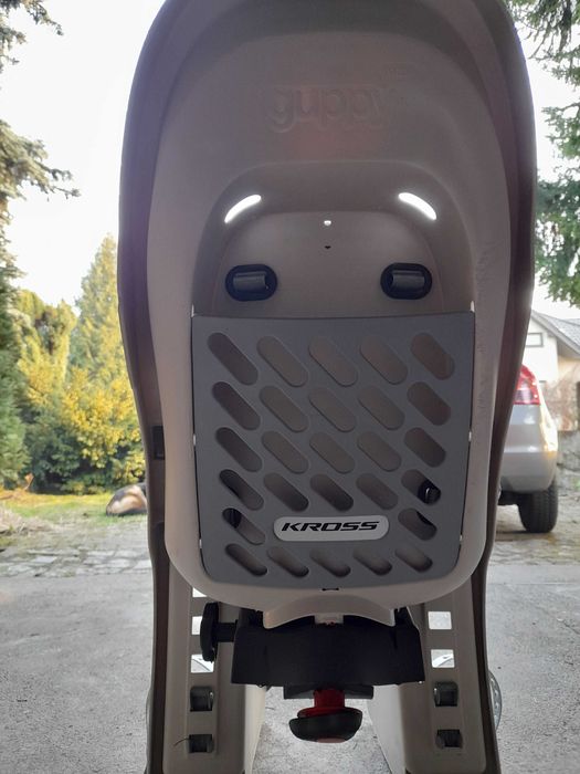 Rowerek dziecięcy Buzz, fotelik rowerowy Kross