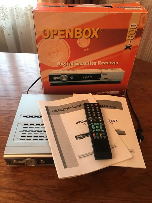 Супутниковий ресивер тюнер Openbox X-800 робочий в повному комплекті