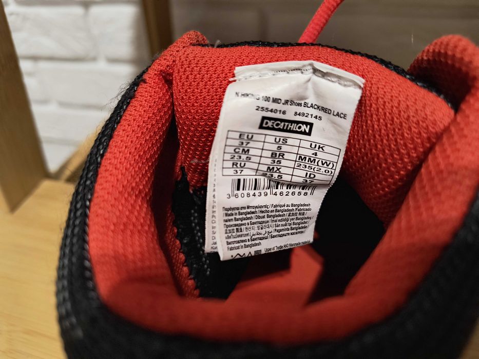 Buty trekkingowe Quechua rozmiar 37