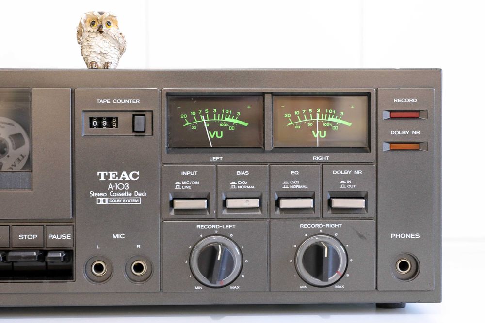 TEAC A-103 Tape Deck Cassetes Vintage