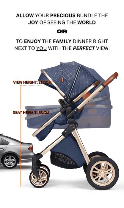 Trio LUXE - Preto/Dourado - Novo em caixa C/Garantia