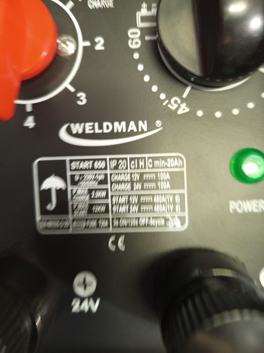Prostownik z rozruchem WELDMAN Start 650 EM-AUDIO Tomaszów lubelski