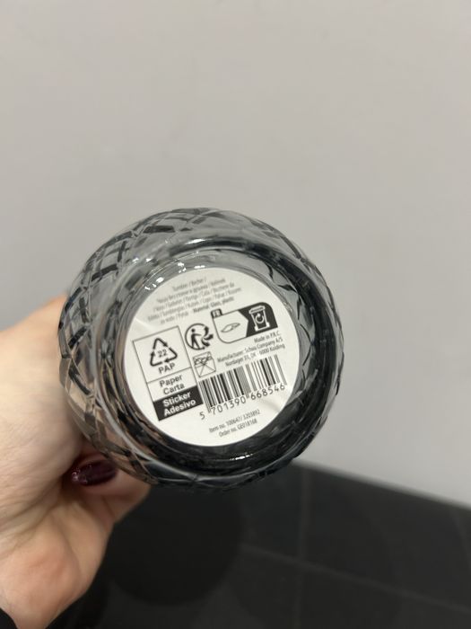 Nowa szklanka grafitowa Home Accents nr.7657