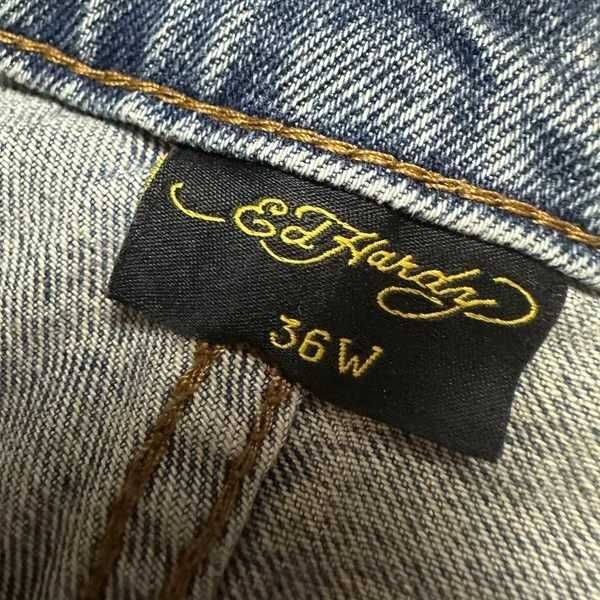 Джинси ED HARDY JEANS rap штани pants baggy y2k sk8 ед харді