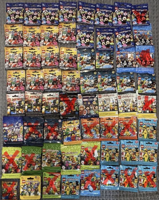 Мініфігурки Лего різних серій !!!