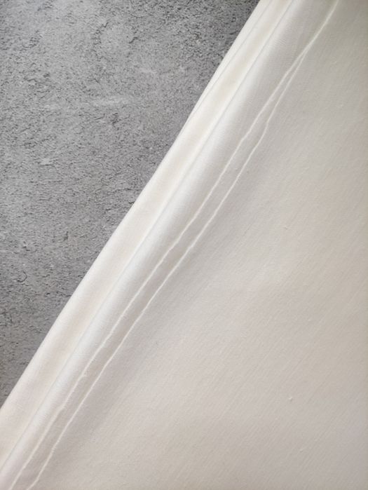 Трикотаж ткань/труба (чулок) подкладочный, белый, ширина 0,42мх2