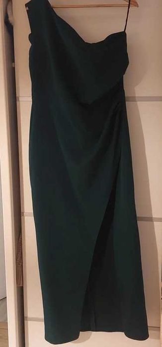 Sukienka wizytowa na jedno ramię