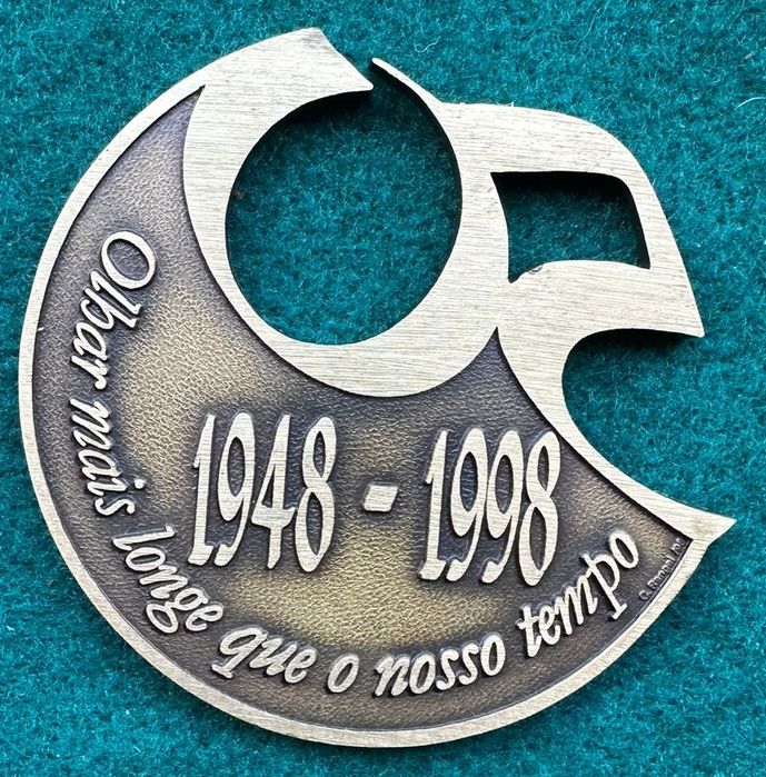 Medalha comemorativa em bronze efacec