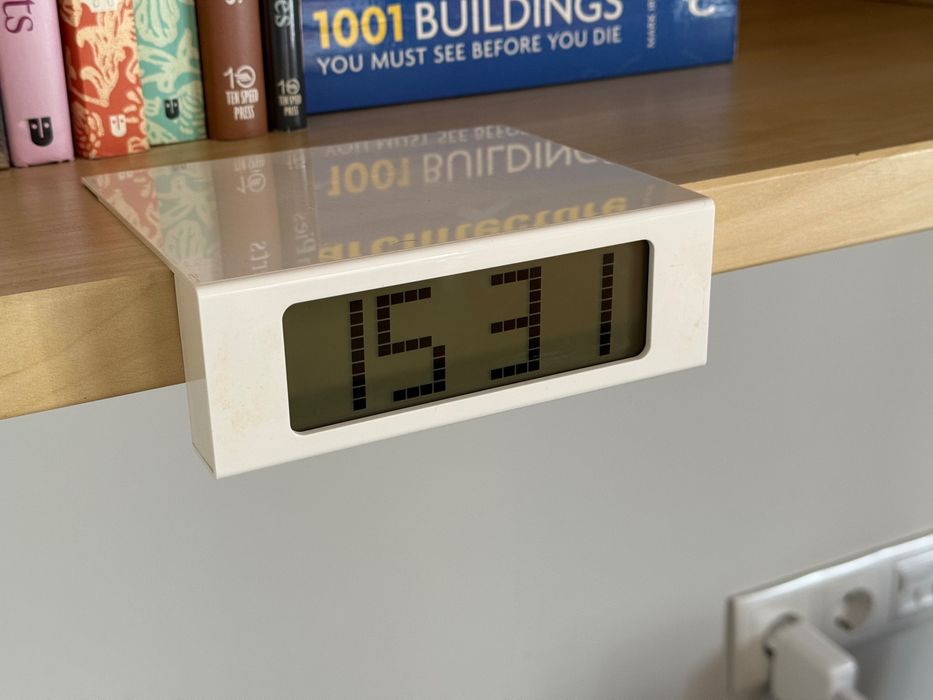 Relógio despertador de prateleira IKEA Vikis
