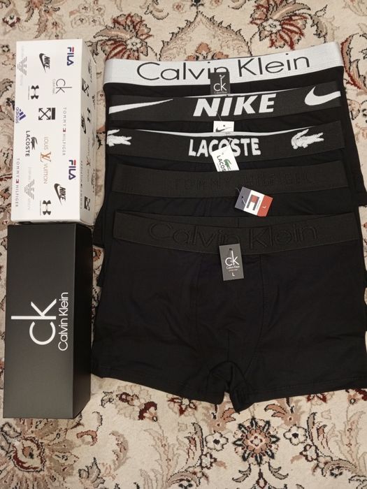 Дропшипінг 5 шт - 450 грн Труси  боксери чоловічі Calvin Klein Келвін