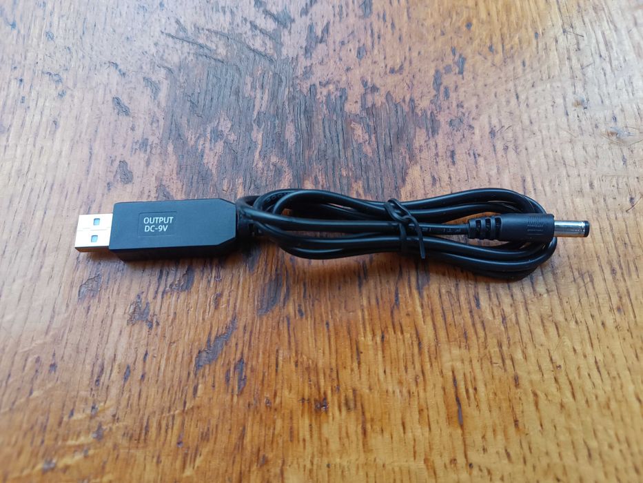 Кабель-адаптер USB на 9 В к модему роутеру