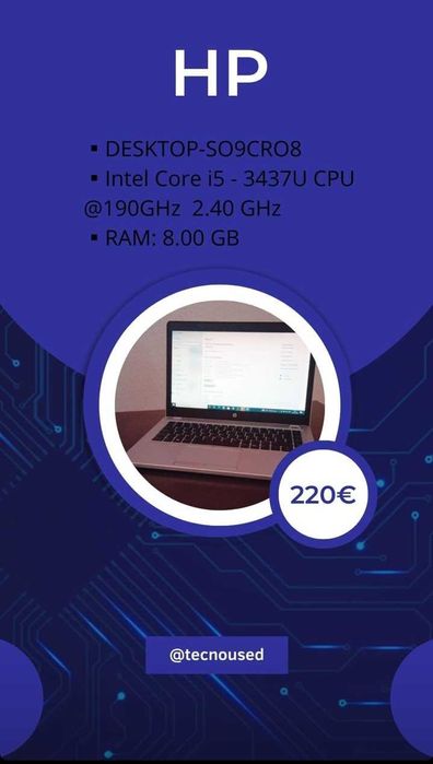 Portátil HP Cinza + leitor cartões Oportunidade!