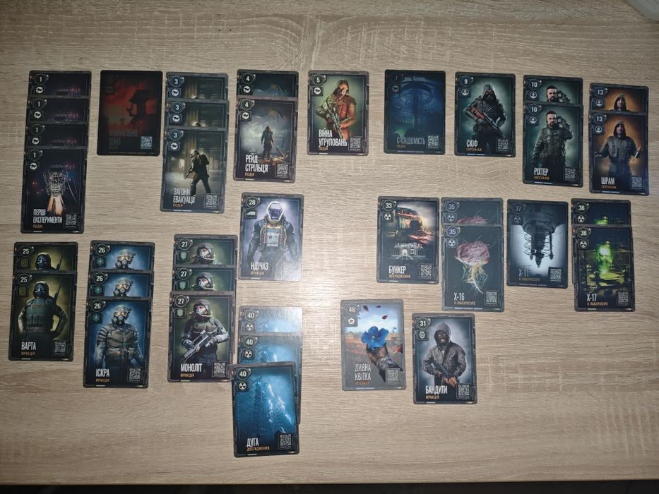 Колекційні картки карточки Stalker 2  обмін