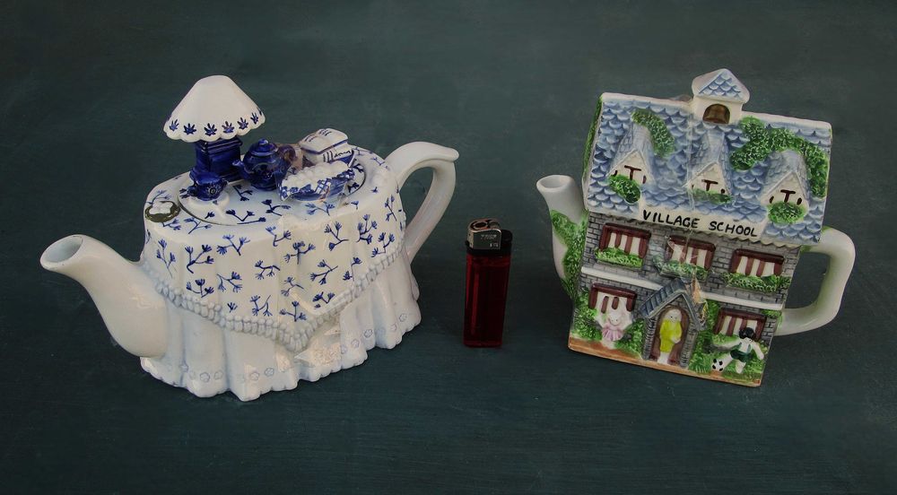 Lote de Bules Ingleses / 10 Blues Decorativos dos anos 80/90