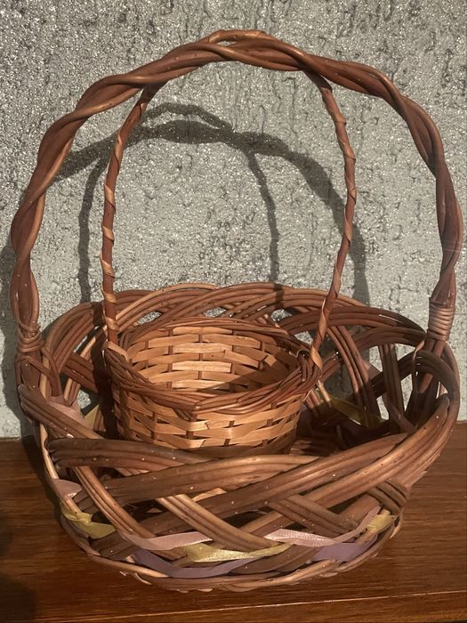 Dwa koszyki babcine z PRL