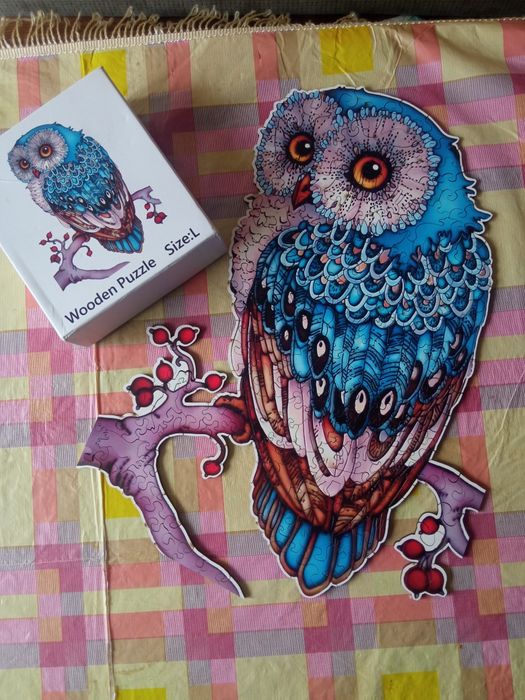 Дерев'яні пазли wooden puzzle side L